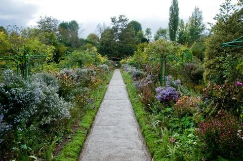 Monet's garden Stock Photos