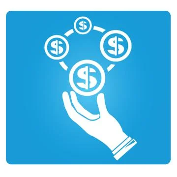 Money allocation Stock Illustration