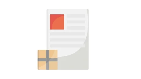 Money and document vector icon, showing a cost of 1 credit, or 1 USD. 動画素材 332531672