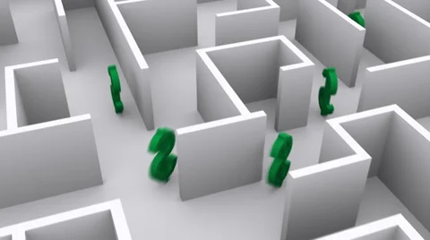 Money and maze Stock Footage 30363653
