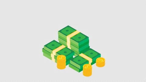 Money animation Stock Footage 153746483