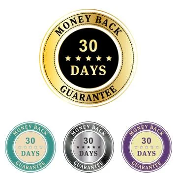 Money back guarantee Stock Illustration