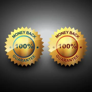 Money back guarantee Stock Illustration