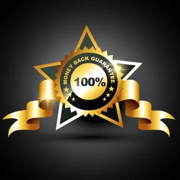Money back guarantee Stock Illustration
