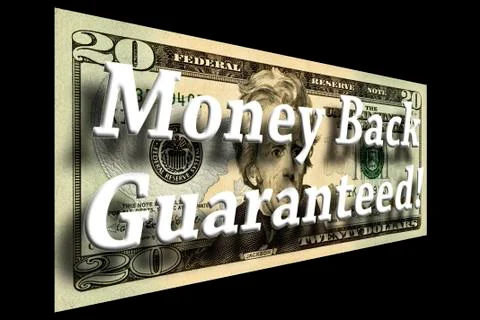 Money Back Guaranteed Concept Stock Illustration