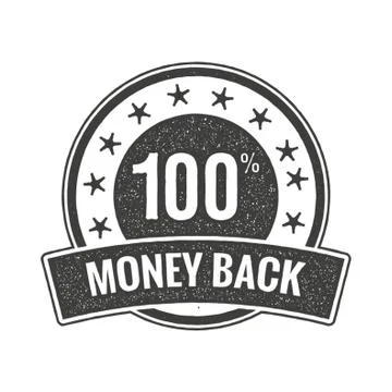 Money Back Label Stock-Illustration