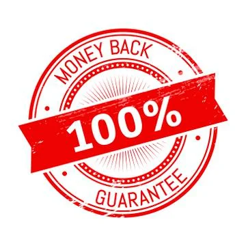 Money back round stamp 스톡 일러스트