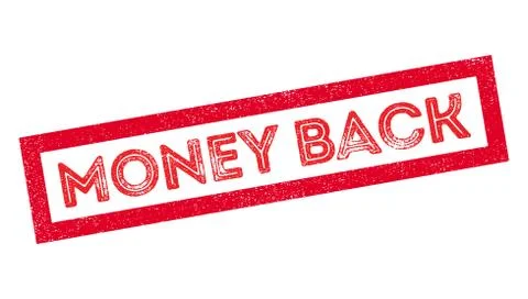 Money Back rubber stamp Stock Illustration
