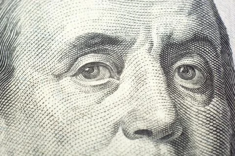 Money background - American dollars Stock Photos