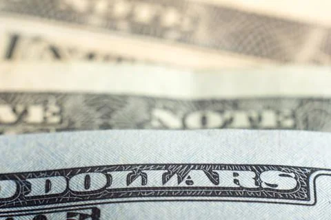 Money background - American dollars Stock Photos