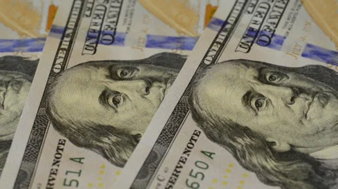 Money background from dollars in circular motion Stock Footage 35327742