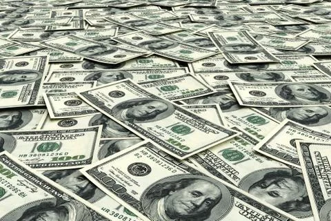 Money background from dollars Stock Illustration