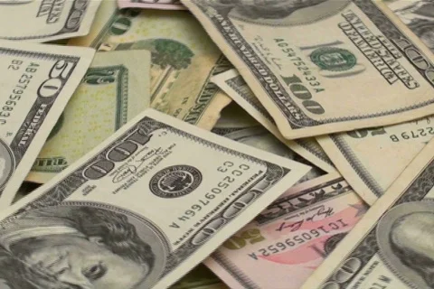 Money background loop V2 - NTSC Stock Footage 683796