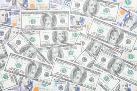 Money background from top view. 写真素材