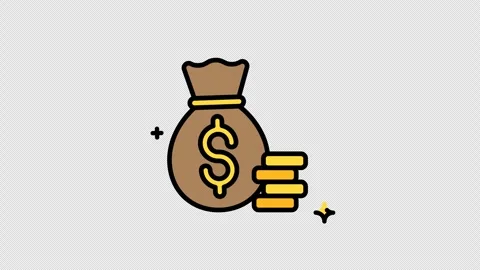 Money Bag Video stock 287129179