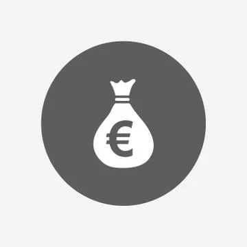 Money bag icon Stock Illustration