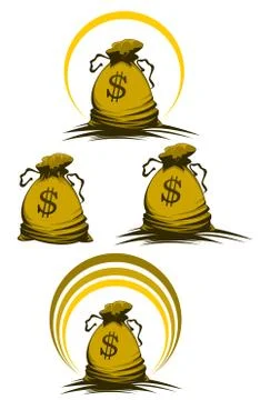 Money bag 스톡 일러스트