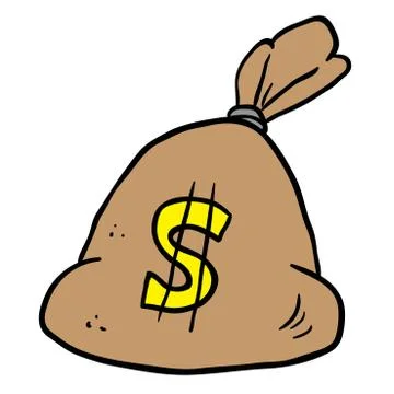 Money bag Stock Illustration