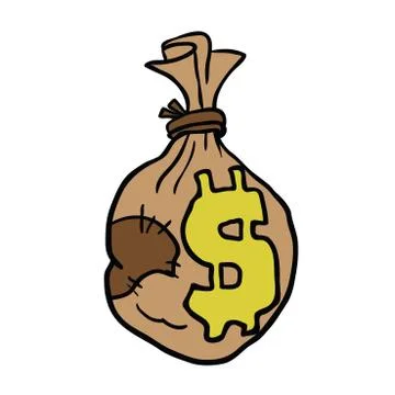 Money bag Stock Illustration