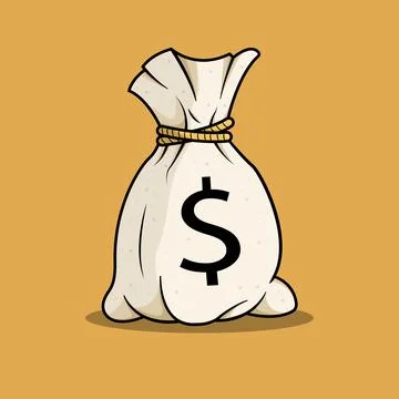 Money Bag Stock Illustration