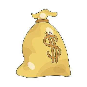 Money bag Stock Illustration