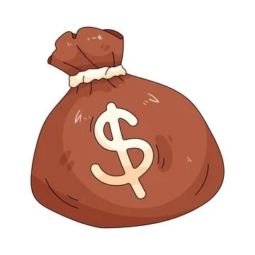 Money bag Stock Illustration