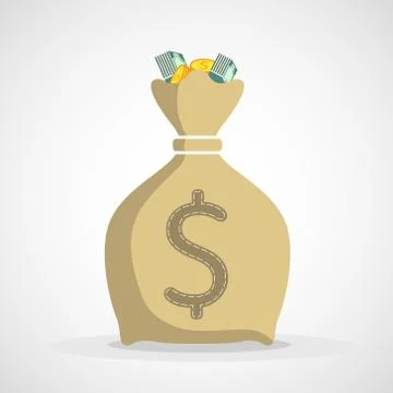 Money bag vector Stock Illustration