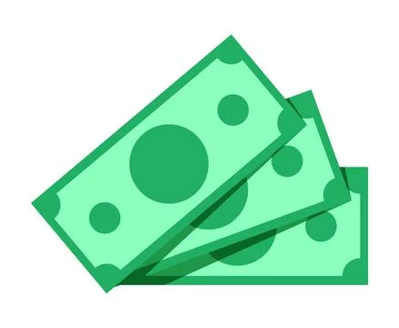 Money banknote, dollar stack, money icon, money simple, dollar money 스톡 일러스트