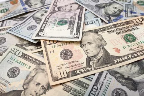 Money in banknotes Stock Photos