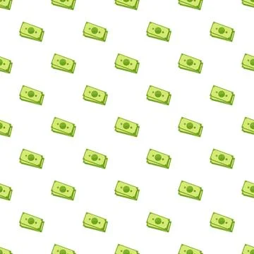 Money banknotes seamless pattern representing financial wealth 스톡 일러스트