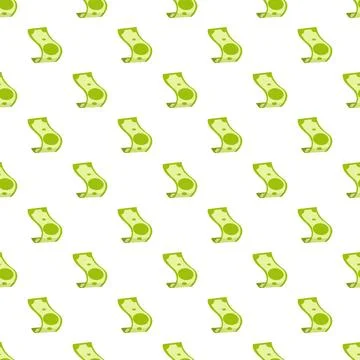 Money bill currency seamless pattern on white background 스톡 일러스트