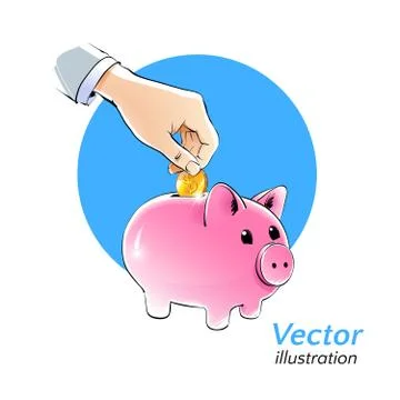 Money box Stock Illustration