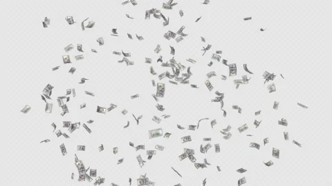 Money Burst Stock Footage 170864434