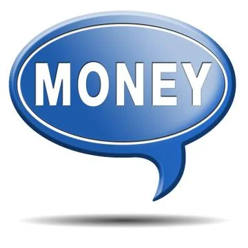Money button Stock Illustration