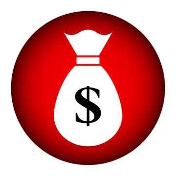 Money button Stock-Illustration