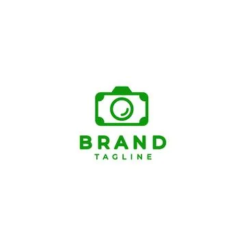 Money Camera Logo Icon Stock Illustration