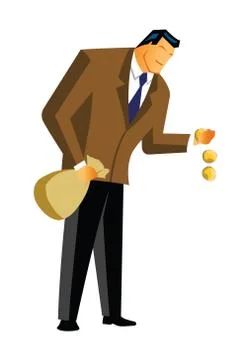 Money care Illustrazione stock