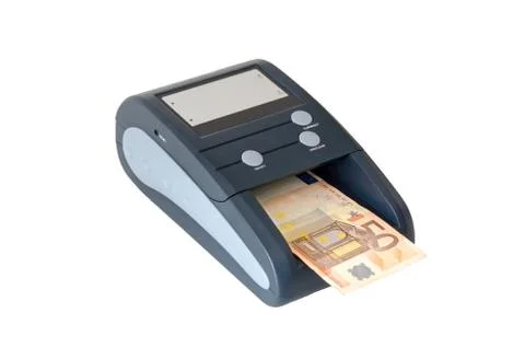 Money ckecker device Stock Photos