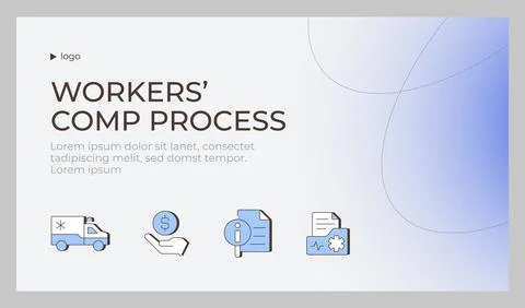 Money compensation process presentation slide template Stock Illustration