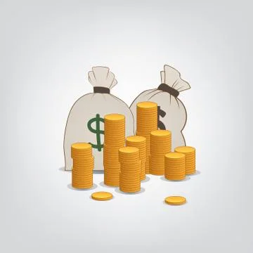 Money composition Stock-Illustration