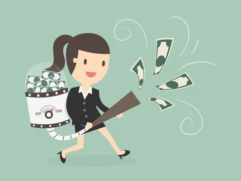 Money concept Illustrazione stock