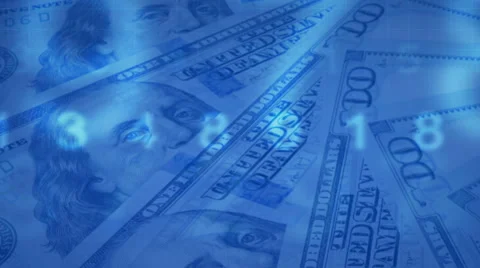 Money count rullet  loopable animation Stock Footage 50351419