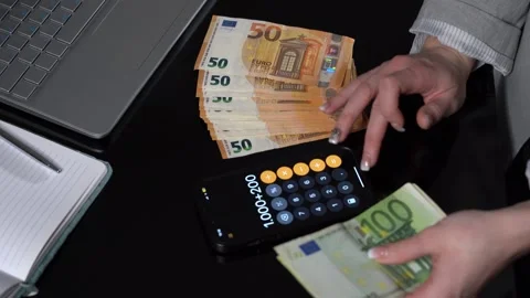 Money counting 13 Stock Footage 308260631