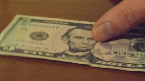 Money Counting 4K Stock Footage 131482704