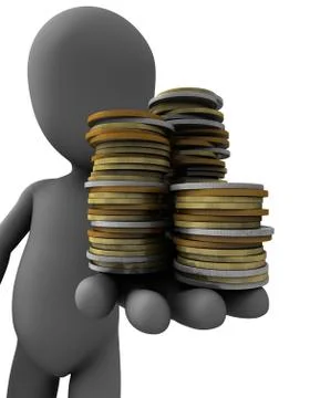 Money Counts Stock Illustration