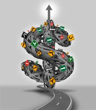 Money decisions Stock Illustration