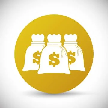 Money design. value icon. Flat illustration , vector Illustrazione stock