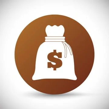 Money design. value icon. Flat illustration , vector Stock Illustration
