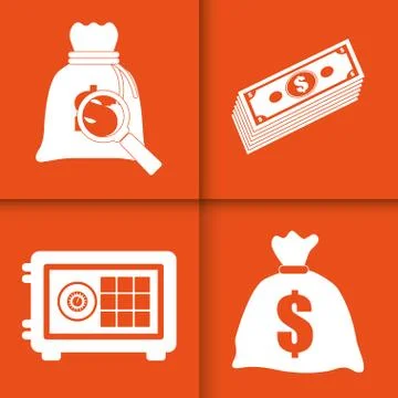 Money design. value icon. Flat illustration , vector Stock Illustration