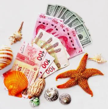 Money from different countries Stock Photos